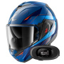 Casque Klapp Shark Oxo Mekarium BUO + Kit bluetooth 5R Lite Solo