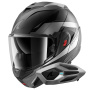 Casque Klapp Shark Oxo Mekarium Mat AUK + Kit Bluetooth Sena for Shark Mesh Solo
