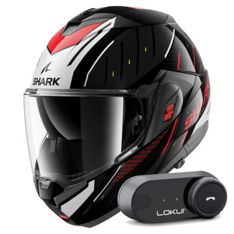 Klapp Shark Oxo Rydger KSR + Kit Bluetooth Lokui K30
