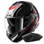 Casque Klapp Shark Oxo Rydger KSR + Kit Bluetooth Sena for Shark