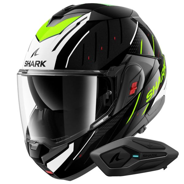 Klapp Shark Oxo Rydger KWY + Kit Bluetooth Sena for Shark