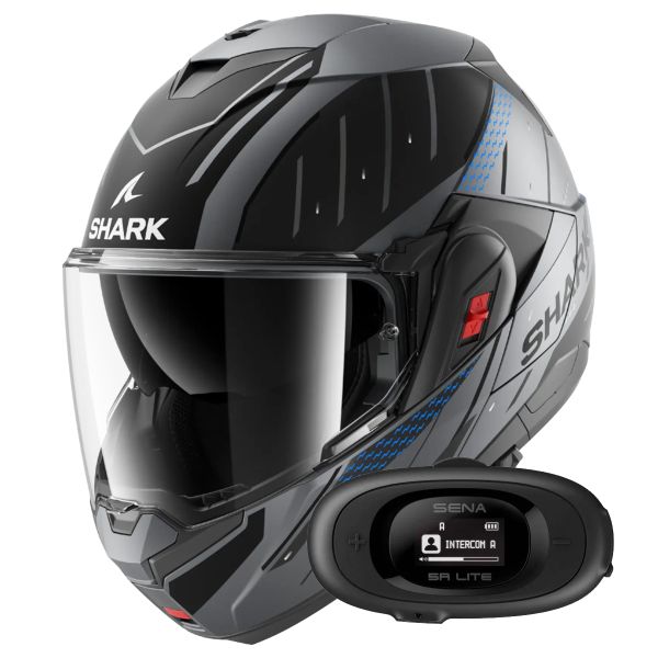Klapp Shark Oxo Rydger Mat ABK + Kit bluetooth 5R Lite Solo