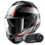 Casque Klapp Shark Oxo Sikter KUS + Kit Bluetooth Lokui K30