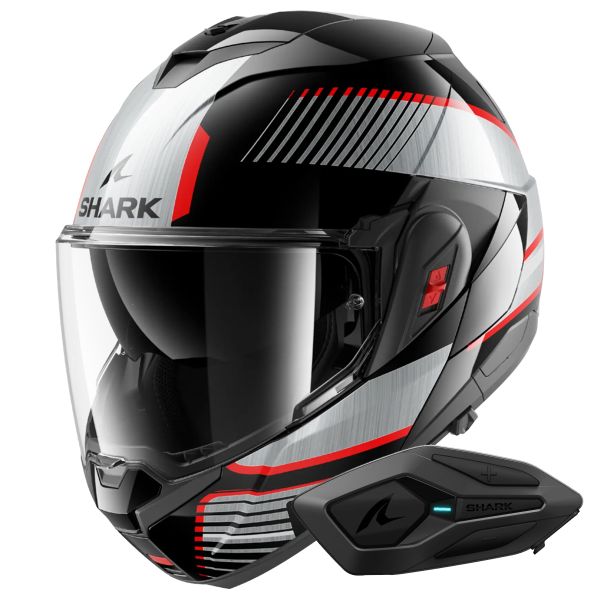 Klapp Shark Oxo Sikter KUS + Kit Bluetooth Sena for Shark Klapp Shark Oxo Sikter KUS + Kit Bluetooth Sena for Shark