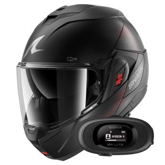 Casque Klapp Shark Oxo SP Lyne Mat KAA + Kit bluetooth 5R Lite Solo Casque Klapp Shark Oxo SP Lyne Mat KAA + Kit bluetooth 5R Lite Solo