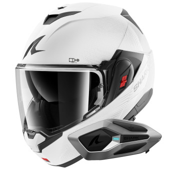 Klapp Shark Oxo SP Lyne WSS + Kit Bluetooth Sena for Shark Mesh Solo