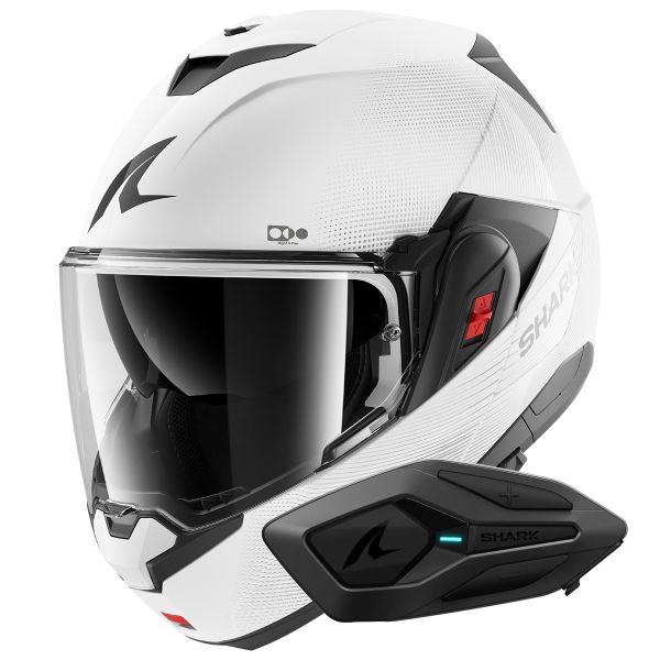 Klapp Shark Oxo SP Lyne WSS + Kit Bluetooth Sena for Shark Solo