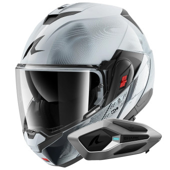 Klapp Shark Oxo Speed-Tech SWK + Kit Bluetooth Sena for Shark Mesh Solo
