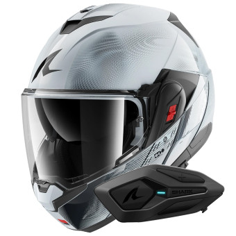 Casque Klapp Shark Oxo Speed-Tech SWK + Kit Bluetooth Sena for Shark Solo Casque Klapp Shark Oxo Speed-Tech SWK + Kit Bluetooth Sena for Shark Solo