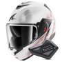 Casque Klapp Shark Oxo Speed-Tech WRK + Kit Bluetooth BT Mini