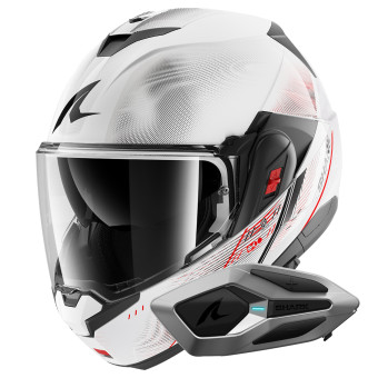 Klapp Shark Oxo Speed-Tech WRK + Kit Bluetooth Sena for Shark Mesh Solo