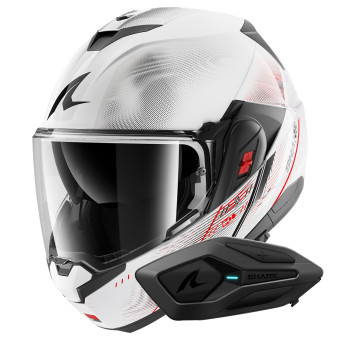 Casque Klapp Shark Oxo Speed-Tech WRK + Kit Bluetooth Sena for Shark Solo Casque Klapp Shark Oxo Speed-Tech WRK + Kit Bluetooth Sena for Shark Solo