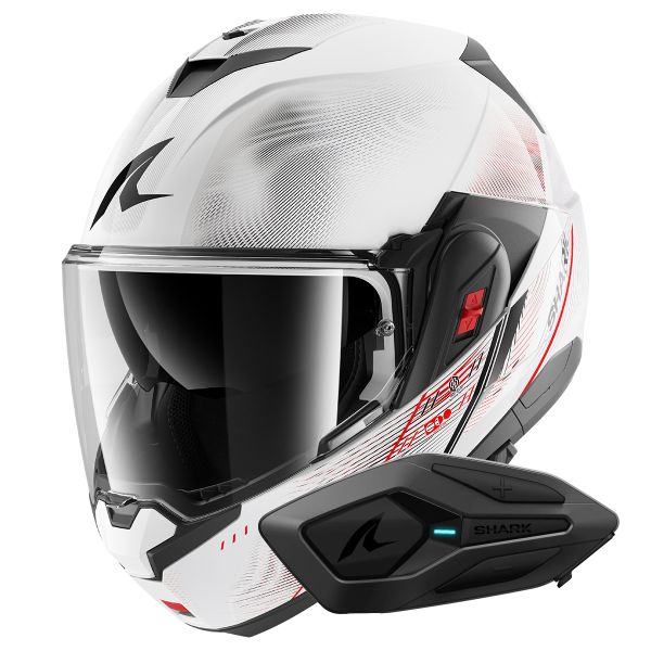 Klapp Shark Oxo Speed-Tech WRK + Kit Bluetooth Sena for Shark Solo