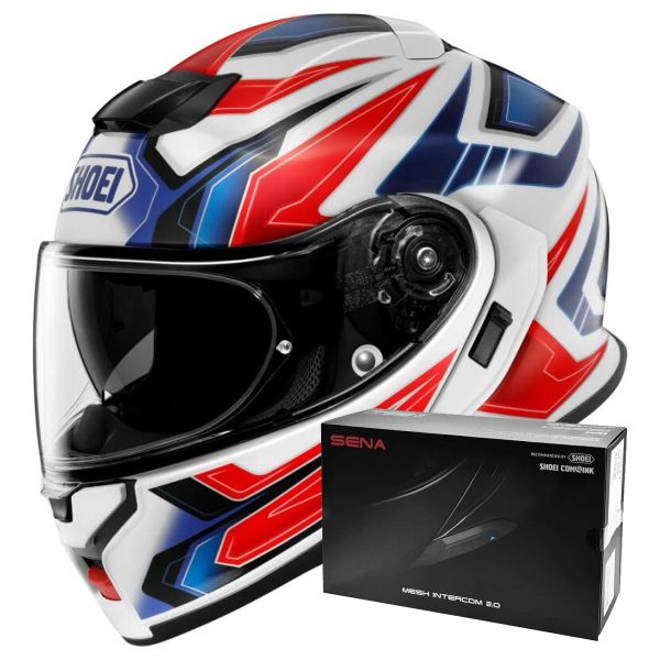 Klapp Shoei Neotec 3 Anthem TC-10 + Intercom Sena SRL-03