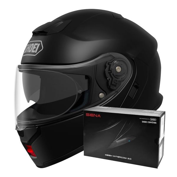 Klapp Shoei Neotec 3 Matt Black + Intercom Sena SRL-03 Klapp Shoei Neotec 3 Matt Black + Intercom Sena SRL-03
