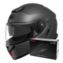 Casque Klapp Shoei Neotec 3 Matt Deep Grey + Intercom Sena SRL-03