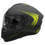 Casque Klapp Stormer Blow Angel Black Neon Yellow Matt