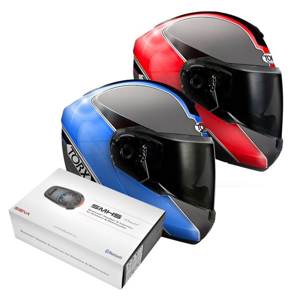 Klapp Torx Neil 2 Trip Blue + Neil 2 Trip Red + KIt Bluetooth SMH5 Duo