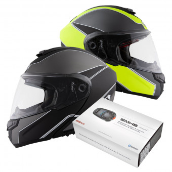 Klapp Torx Neil 2 Trip Neon Yellow + Neil 2 Trip Black + KIt Bluetooth SMH5 Duo