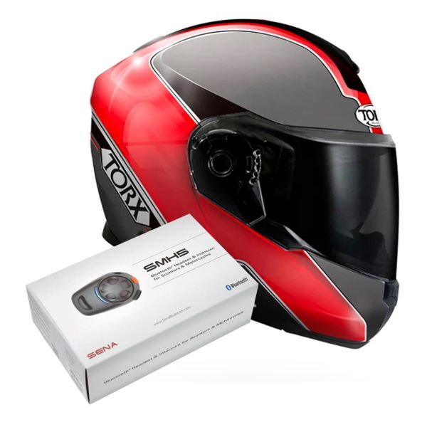 Klapp Torx Neil 2 Trip Red + Kit Bluetooth SMH5 SoloNeil 2 Trip Red + Kit Bluetooth