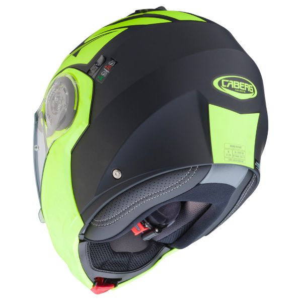 Caberg Droid Patriot Matt Black Yellow