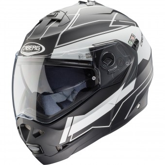 Klapp Caberg Duke II Gravity Matt Black White
