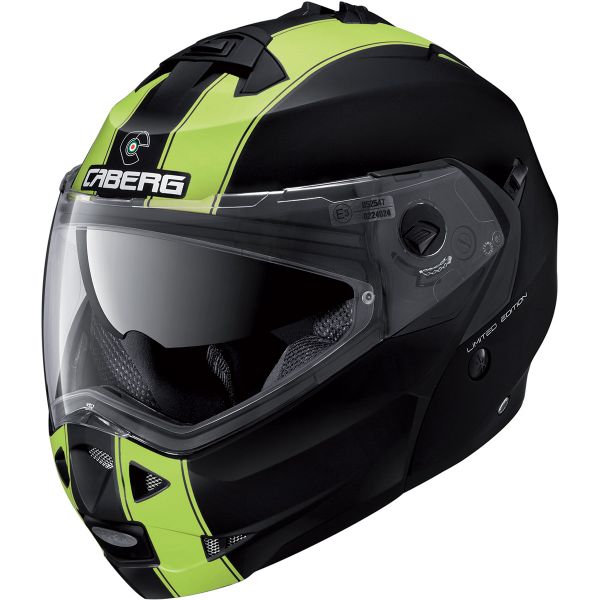 Klapp Caberg Duke II Legend Matt Black Yellow Fluo