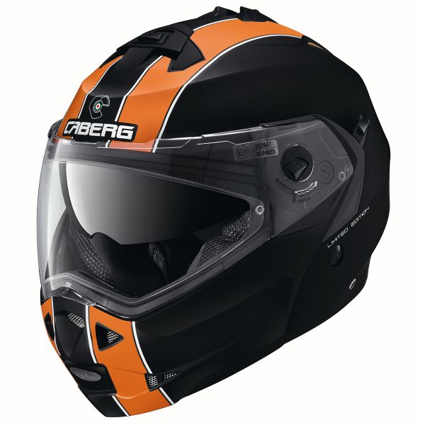 Klapp Caberg Duke Legend Matt Black Orange