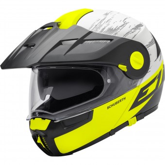 Casque Klapp Schuberth E1 Crossfire Yellow Casque Klapp Schuberth E1 Crossfire Yellow