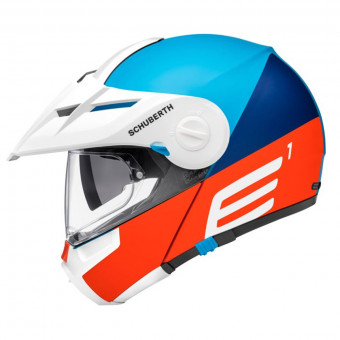 Casque Klapp Schuberth E1 Cut Blue Casque Klapp Schuberth E1 Cut Blue