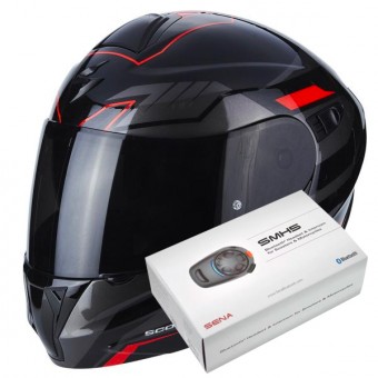Klapp Scorpion Exo 920 Shuttle Black Silver Red