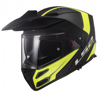 Klapp LS2 Metro Evo P/J Rapid Matt Black Yellow FF324