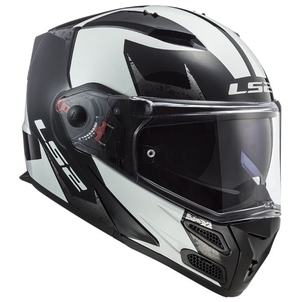Klapp LS2 Metro Evo P/J Sub Black Glow White FF324