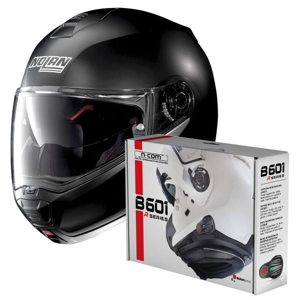 Klapp Nolan N100 5 Classic N-Com Flat Black 10 + Kit Bluetooth B1.4