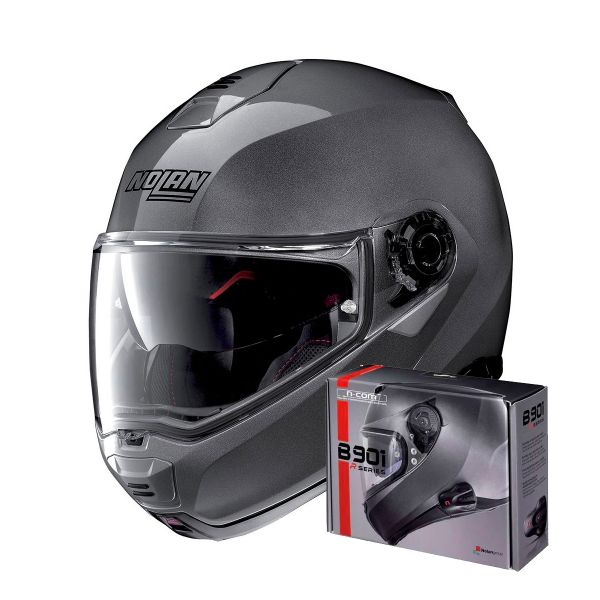 Schnaeppchen Nolan N100 5 Classic N-Com Lava Grey 4