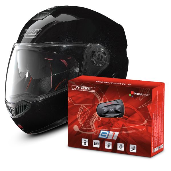 Klapp Nolan N104 Absolute Special N-Com Black 12 + B1 Bluetooth Kit