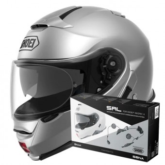 Klapp Shoei Neotec II Light Silver