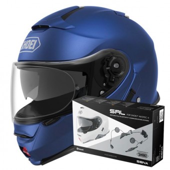 Klapp Shoei Neotec II Matt Blue Metal