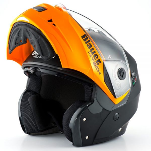 Blauer Sky Schwarz Matt Orange