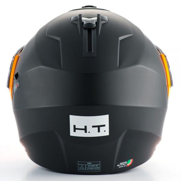 Blauer Sky Schwarz Matt Orange