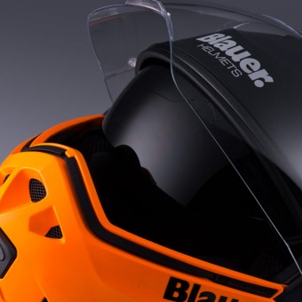 Blauer Sky Schwarz Matt Orange