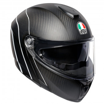 Klapp AGV Sportmodular Refractive Carbon Silver