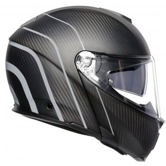 AGV Sportmodular Refractive Carbon Silver