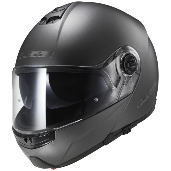 LS2 Strobe Matt Titanium FF325 + Kit Bluetooth 5S Solo