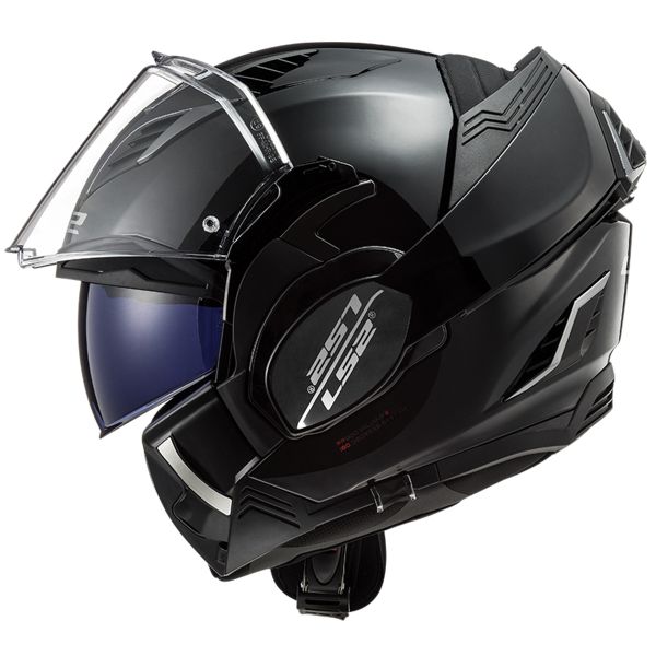 LS2 Valiant II Black FF900 + Kit Bluetooth 5S Solo