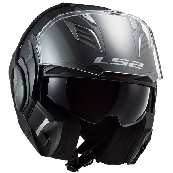 LS2 Valiant II Matt Black FF900 + Kit Bluetooth SMH5 Solo