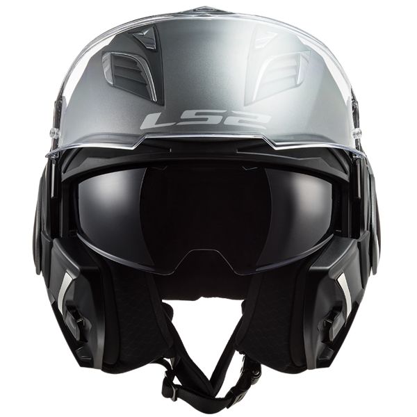 LS2 Valiant II Matt Titanium FF900 + Kit Bluetooth 5S Solo