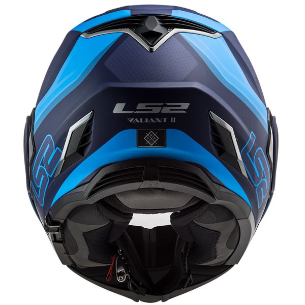 LS2 Valiant II Orbit Matt Blue FF900 + Kit Bluetooth SMH5 Solo