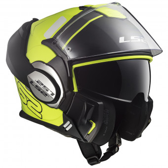 Klapp LS2 Valiant Prox Matt H-V Yellow Black FF399