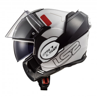 LS2 Valiant Prox White Red FF399 + Linkin Ride Pal III